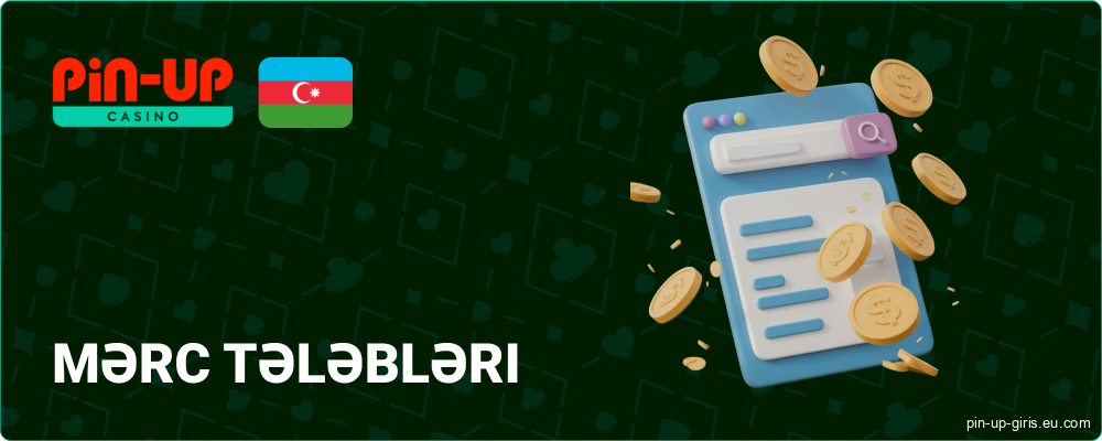 Pin Up Azerbaijan Bonus Kodları üçün Mərc Tələbləri və Digər Şərtlər