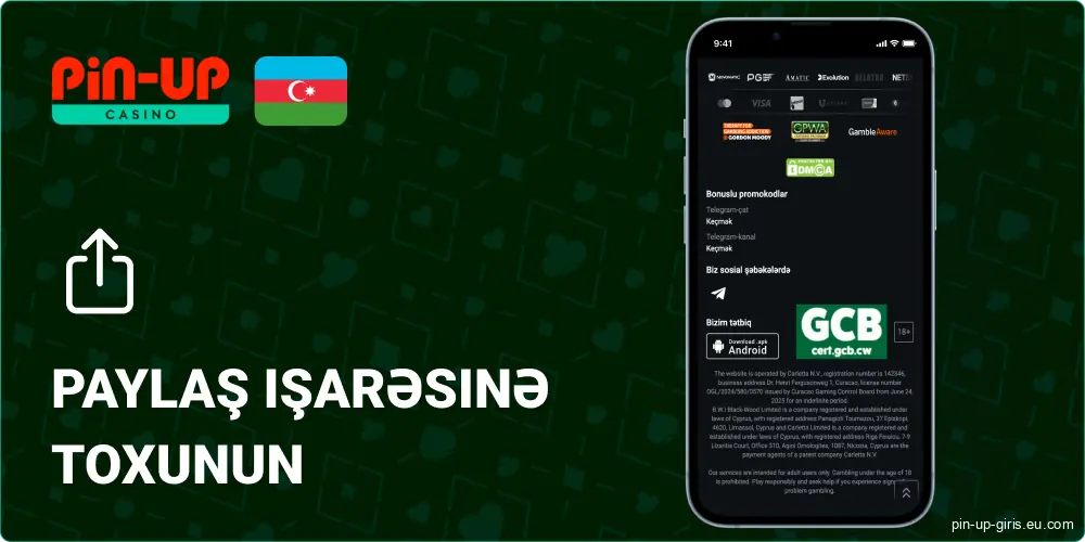 Tap the "Share" icon, which is located at the bottom of the browser menu