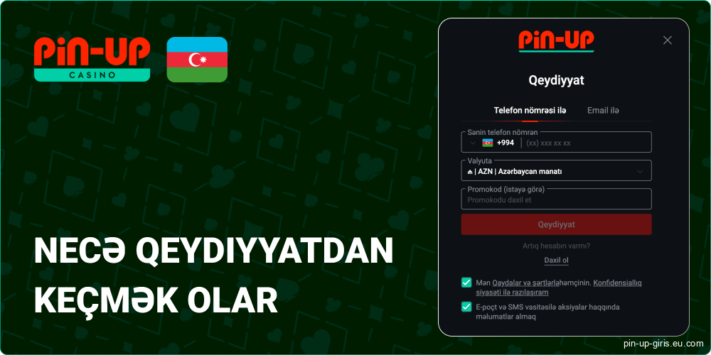Pin Up Azerbaijan-da Qeydiyyat Prosesi və Hesabın Yaradılması Haqqında