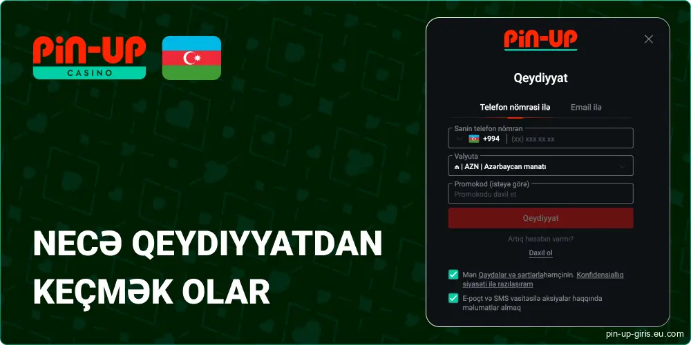 Pin Up Azerbaijan-da Qeydiyyat Prosesi və Hesabın Yaradılması Haqqında