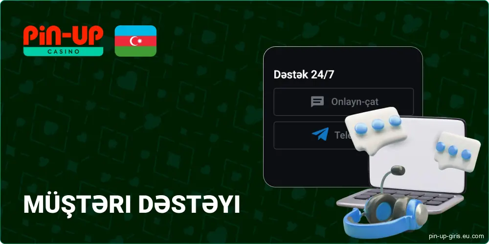 Pin Up Azərbaycanda qumarbazlara dəstək